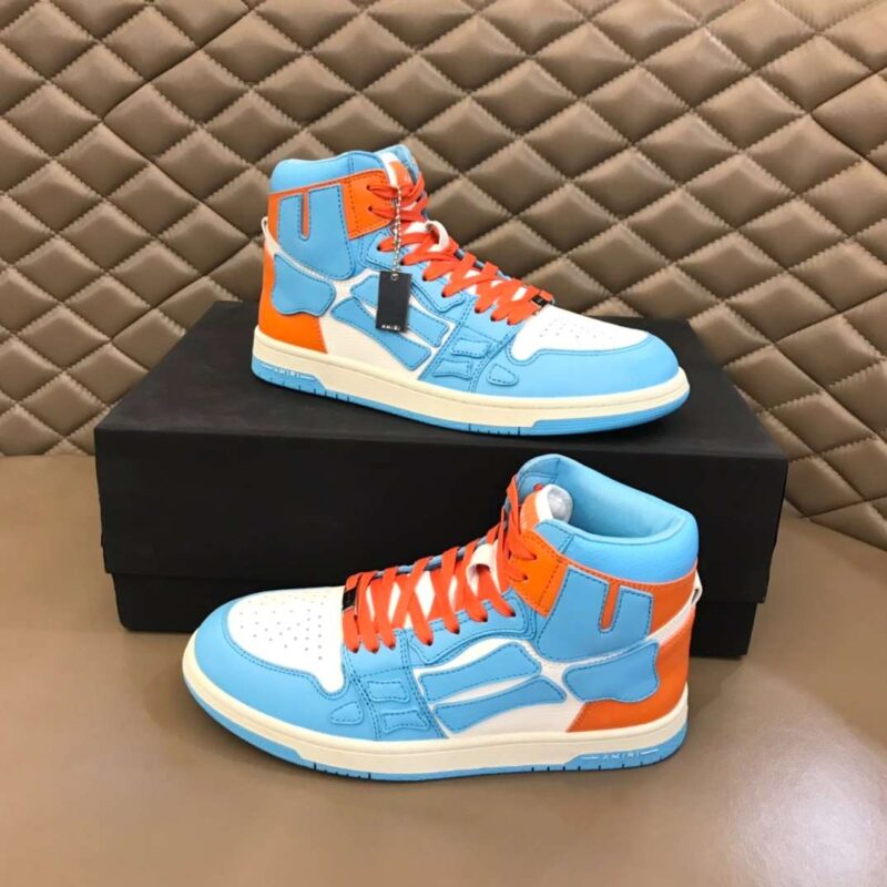 Amiri Skel Hi-Top-  Blue/Orange
