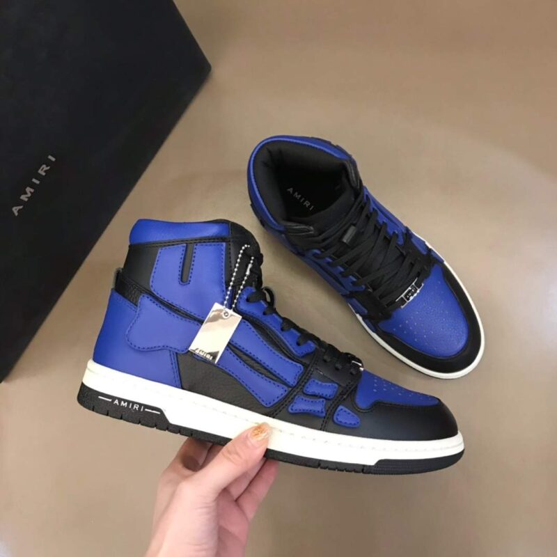 Amiri Skel Hi-Top- Black/Blue 9 amiri skell high 3