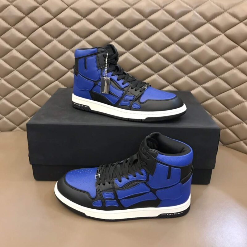 Amiri Skel Hi-Top-  Black/Blue