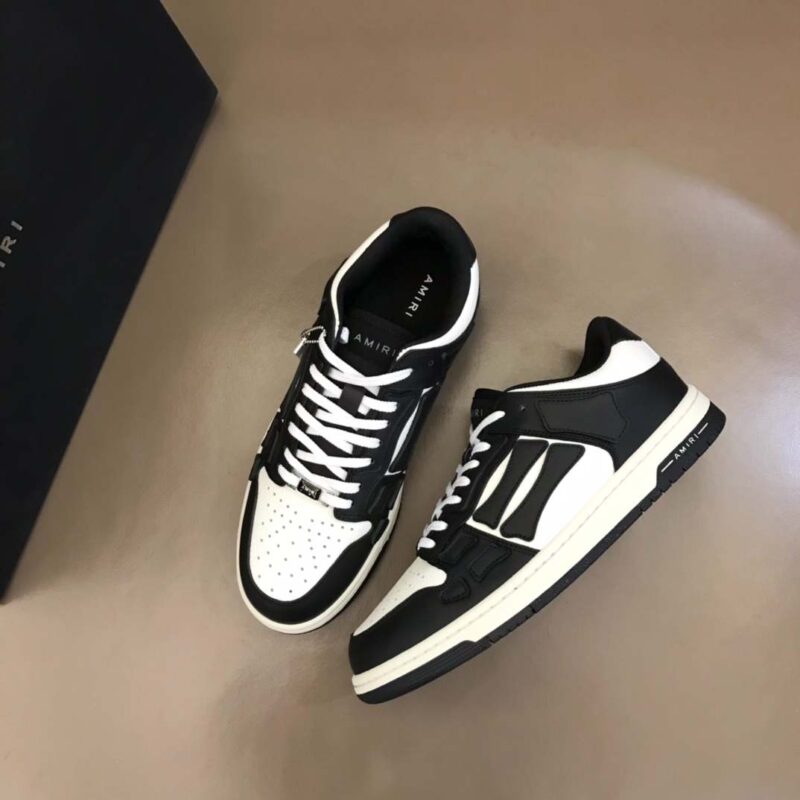 Amiri Skel Bicolor Low- White/Black 11 amiri skell low 1 2