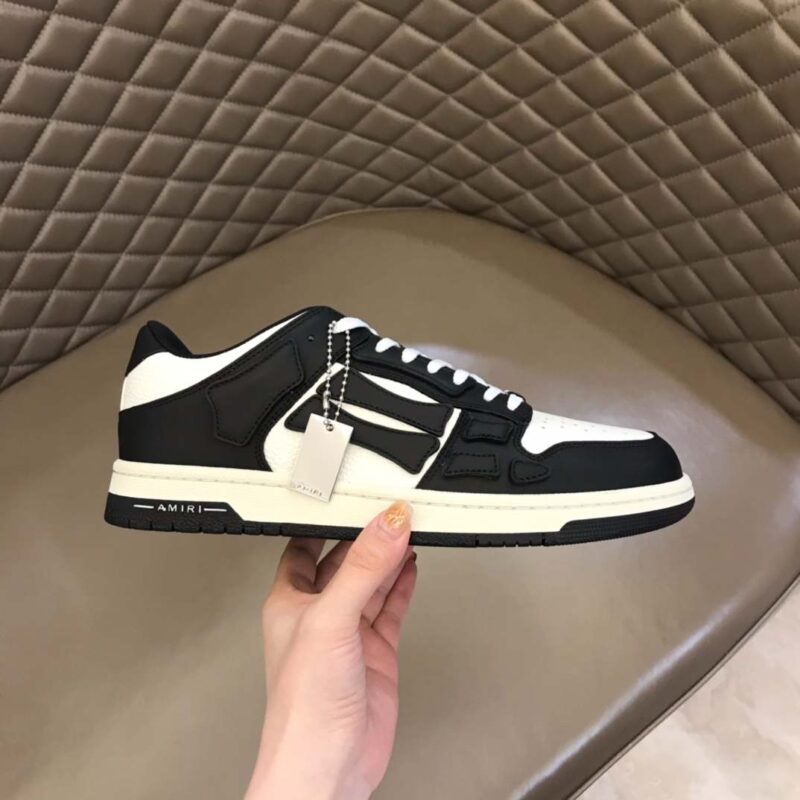 Amiri Skel Bicolor Low- White/Black 13 amiri skell low 4 2