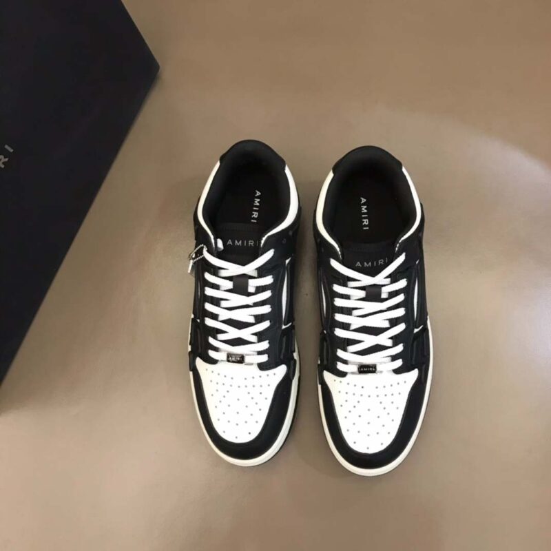 Amiri Skel Bicolor Low- White/Black 16 amiri skell low 8 2