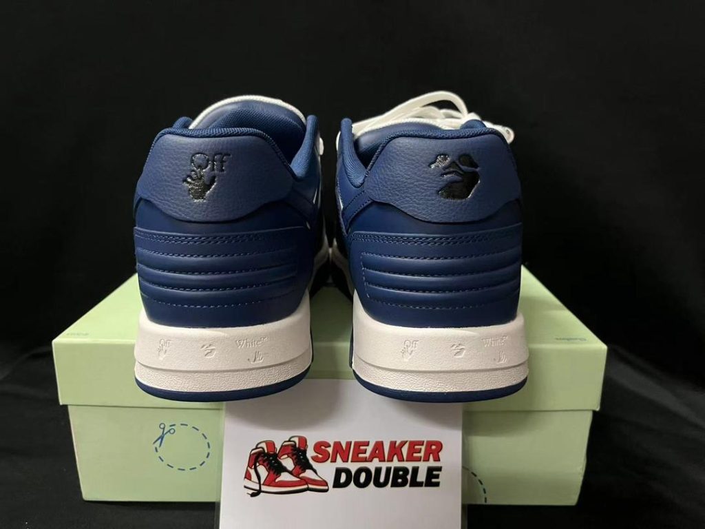 OFF-WHITE Out Of Office OOO Low Tops - Dusty Blue White Replica 58 Out Of Office OOO Low Tops Dusty Blue