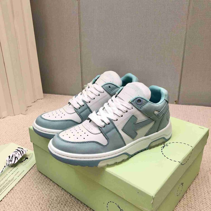 OFF-WHITE Out Of Office OOO Low Tops - Green White Replica 11 OFF-WHITE Out Of Office green