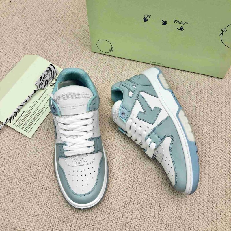 OFF-WHITE Out Of Office OOO Low Tops - Green White Replica 14 OFF-WHITE Out Of Office green