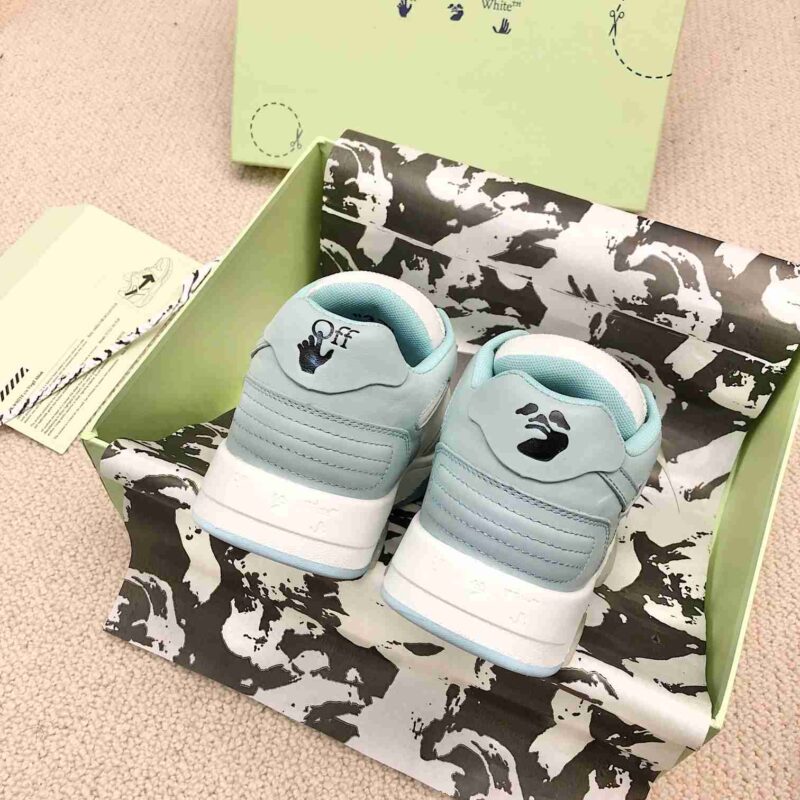 OFF-WHITE Out Of Office OOO Low Tops - Green White Replica 16 OFF-WHITE Out Of Office green