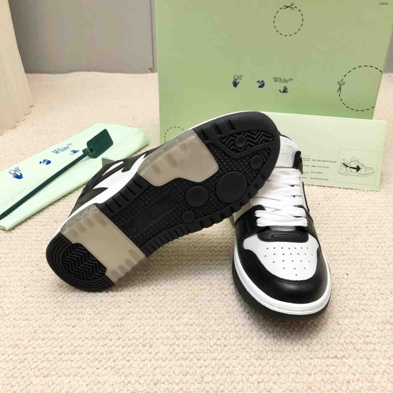 OFF-WHITE Out Of Office OOO Low Tops - White Black Replica 15 offwhite out of office white black