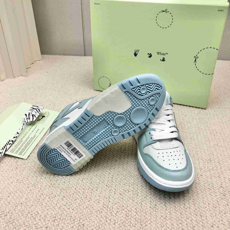 OFF-WHITE Out Of Office OOO Low Tops - Green White Replica 17 OFF-WHITE Out Of Office green