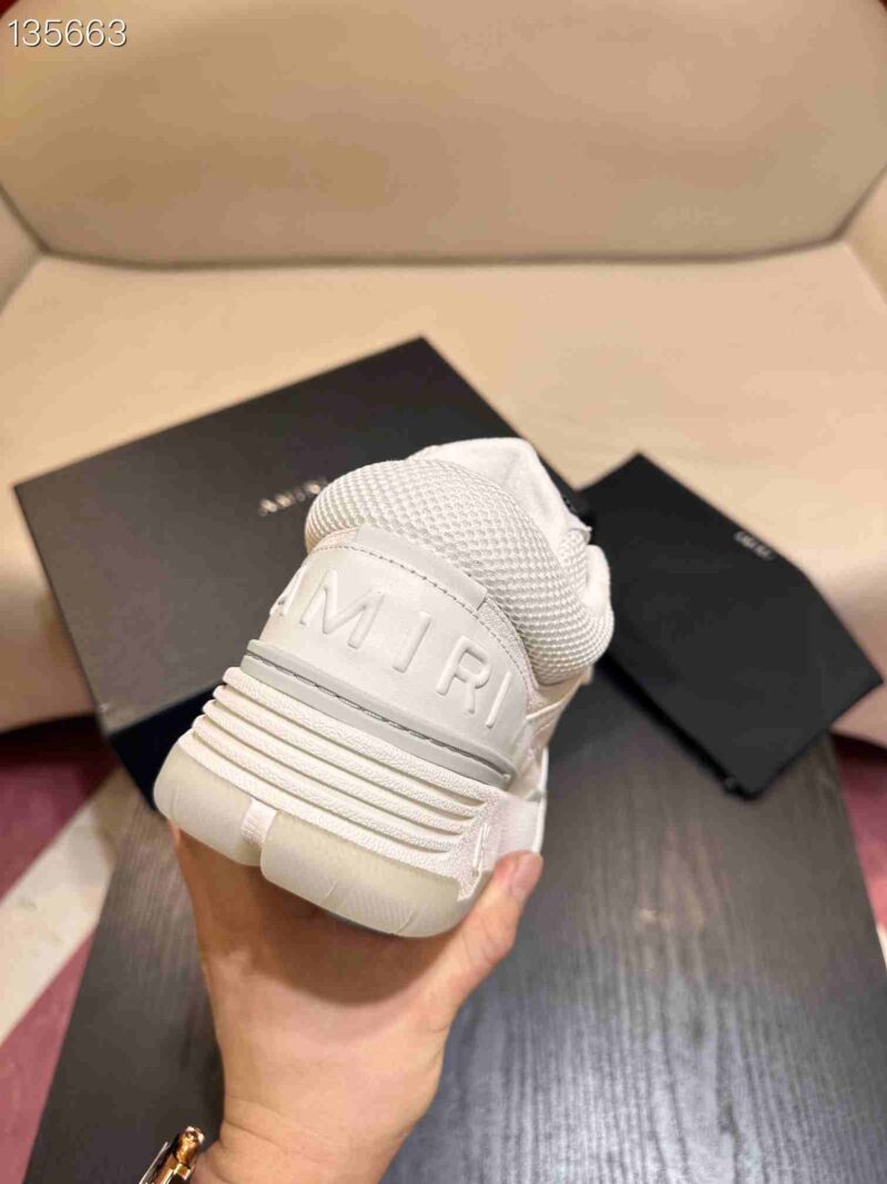 AMIRI MA-1 Mesh Bicolor High-Top Sneakers - WHITE GREY 14 AMIRI MA1 1 7