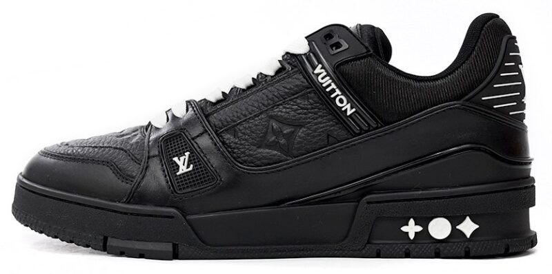 Louis Vuitton Trainer Sneaker Reps ALL BLACK