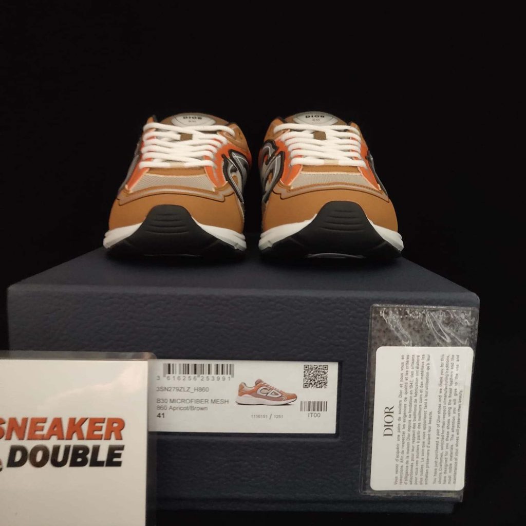 DIOR B30 Sneaker Orange 10 dior b30 4 6