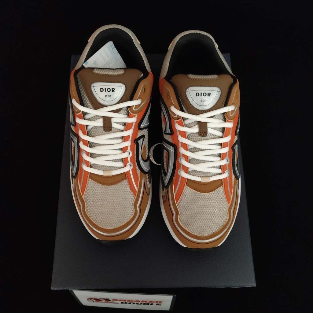 DIOR B30 Sneaker Orange 8 dior b30 7 6
