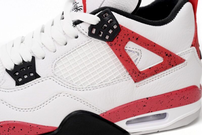 Air Jordan 4 Retro Red Cement replicas 14 Jordan IV Cement Red