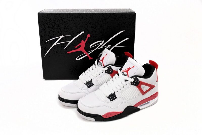 Air Jordan 4 Retro Red Cement replicas 10 Jordan IV Cement Red