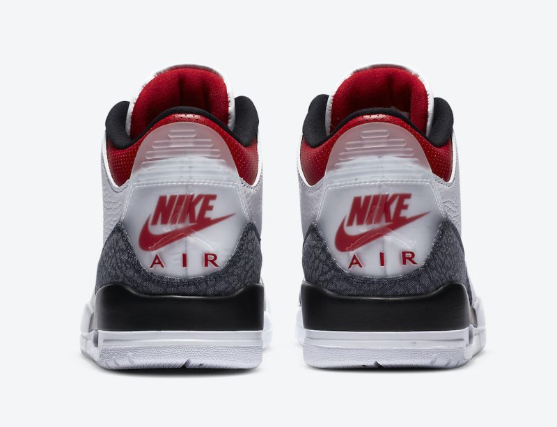 Air Jordan 3 Retro SE-T CO.JP Fire Red Denim Replica 9 Air Jordan 3 Japanese Denim