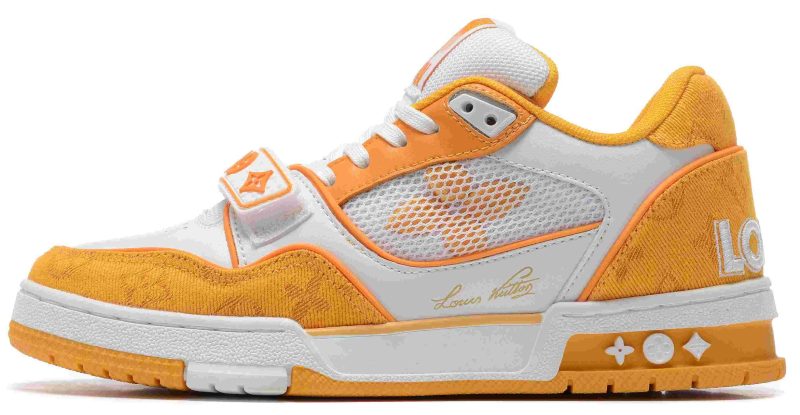Louis Vuitton Trainer ORANGE DENIM MESH