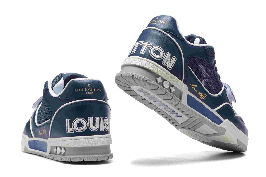 Louis Vuitton Trainer DK BLUE MESH 45 LV TRAINERS DK BLUE 3
