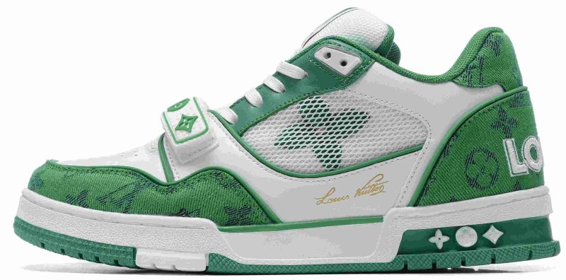 Louis Vuitton Trainer GREEN DENIM MESH
