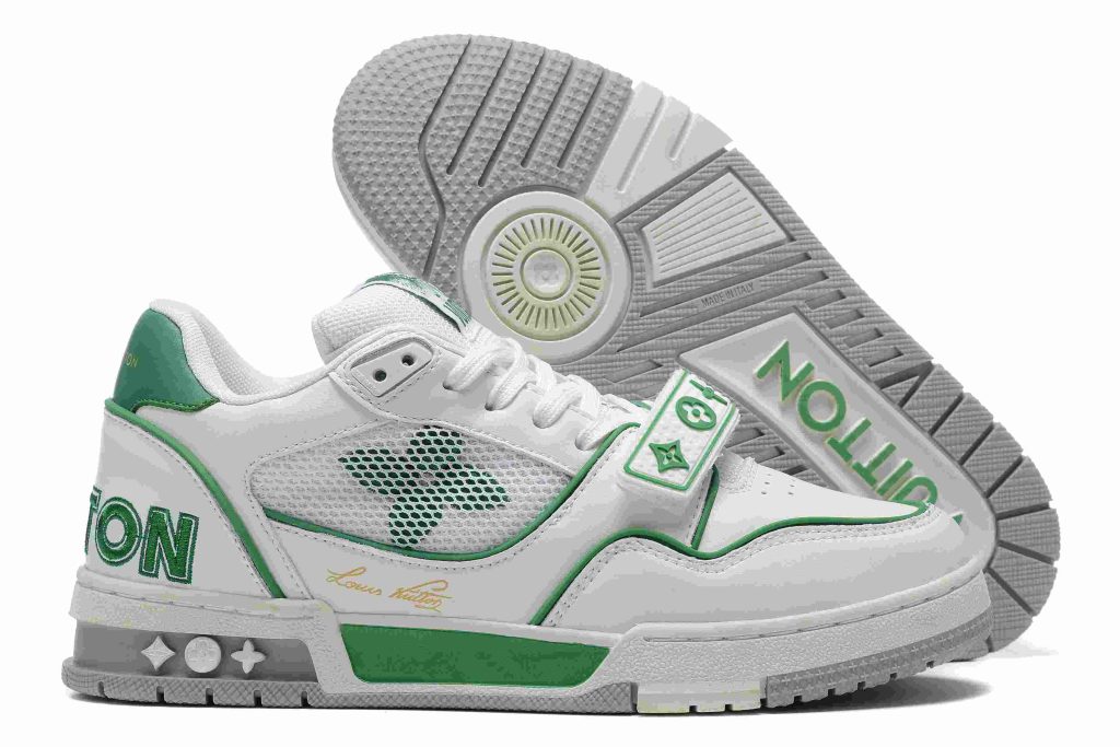 Louis Vuitton Trainer GREEN MESH 43 LV TRAINERS GREEN MESH 1
