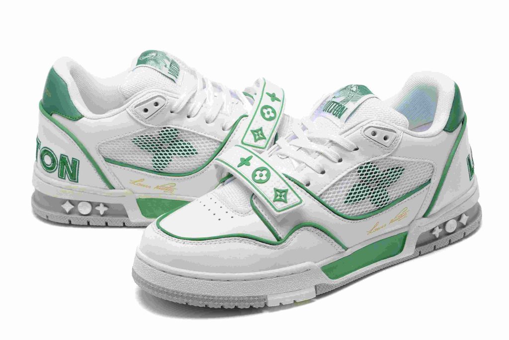 Louis Vuitton Trainer GREEN MESH 47 LV TRAINERS GREEN MESH 3
