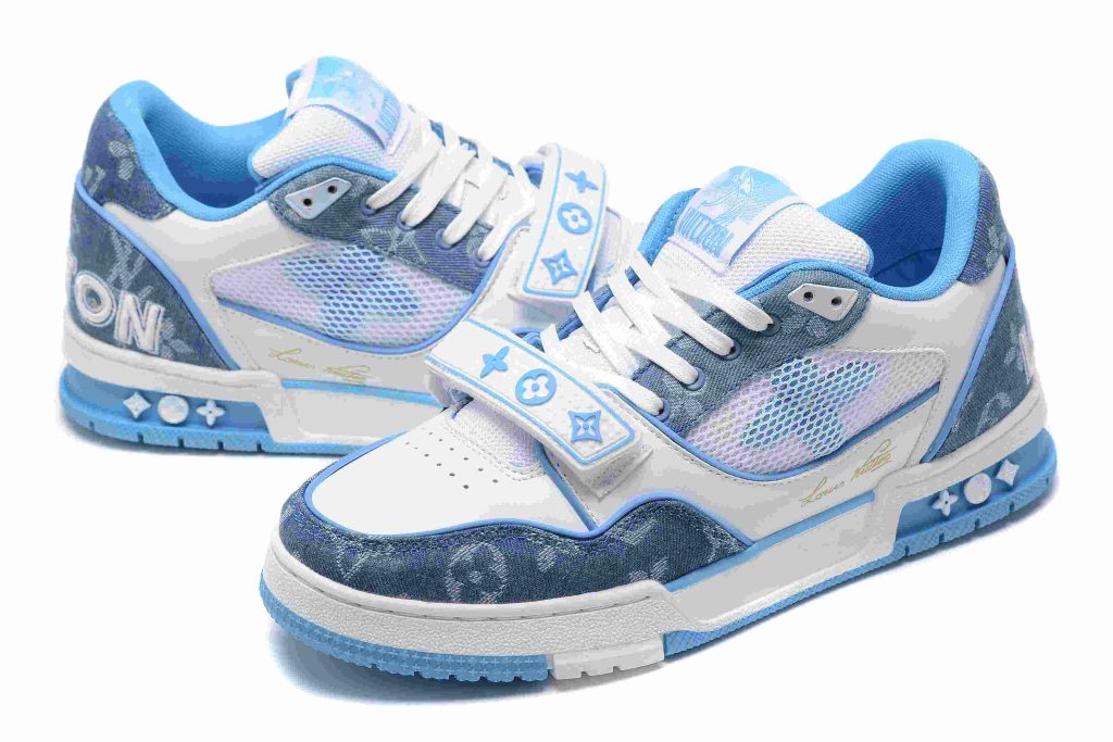 Louis Vuitton Trainer LT BLUE DENIM MESH 46 lv trainers