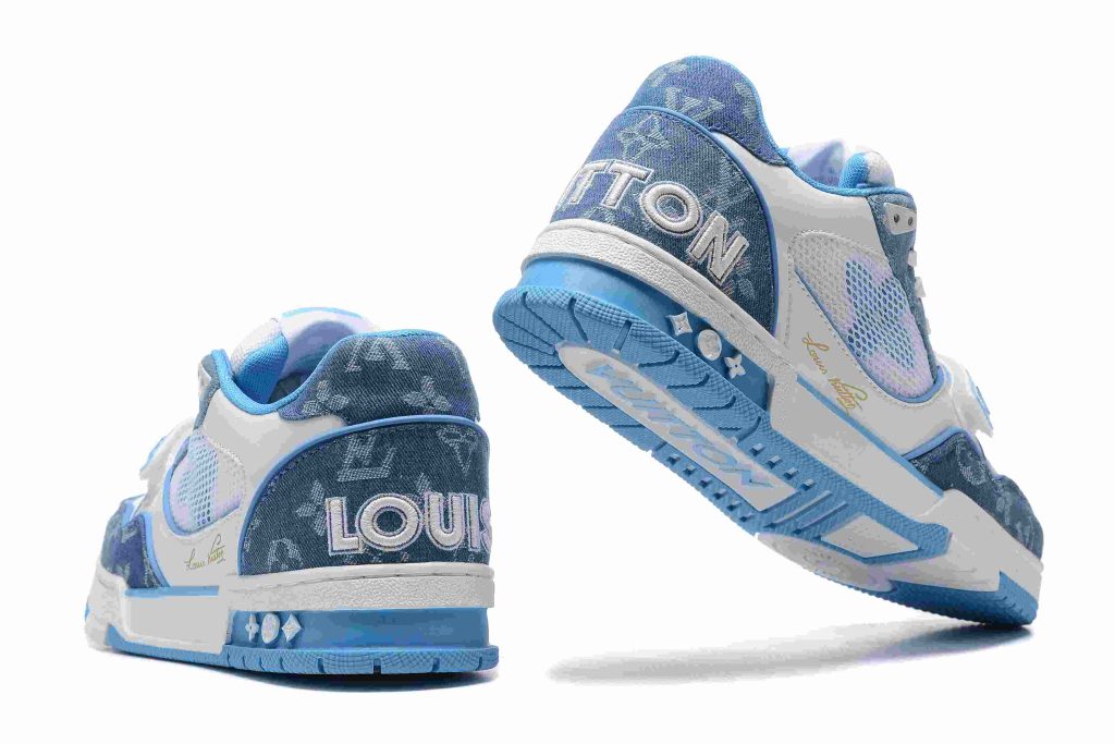 Louis Vuitton Trainer LT BLUE DENIM MESH 44 LV TRAINERS LIGHT BLUE MESH 4