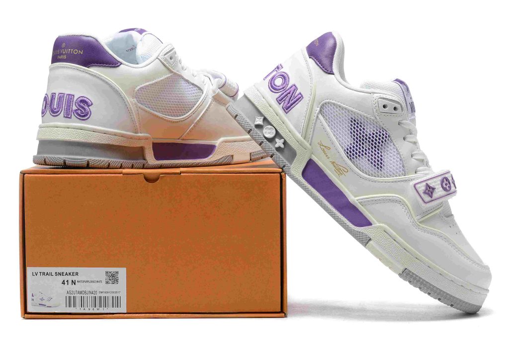Louis Vuitton Trainer PURPLE MESH 46 lv trainer purple mesh 2