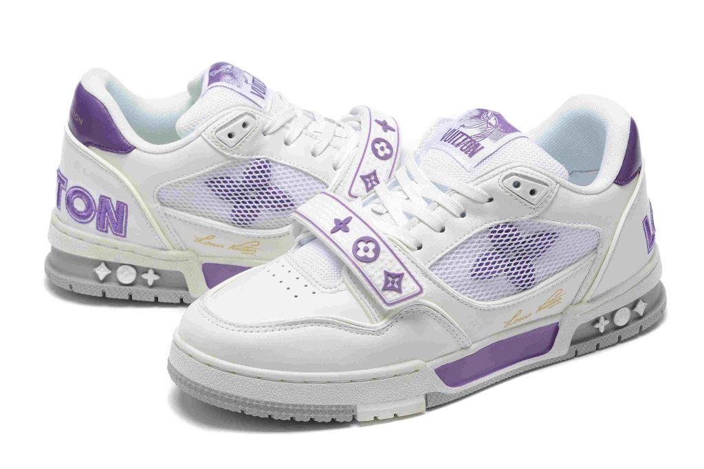Louis Vuitton Trainer PURPLE MESH 48 lv trainer purple mesh 7