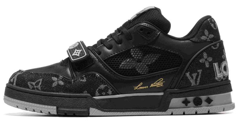 Louis Vuitton Trainer BLACK GREY DENIM