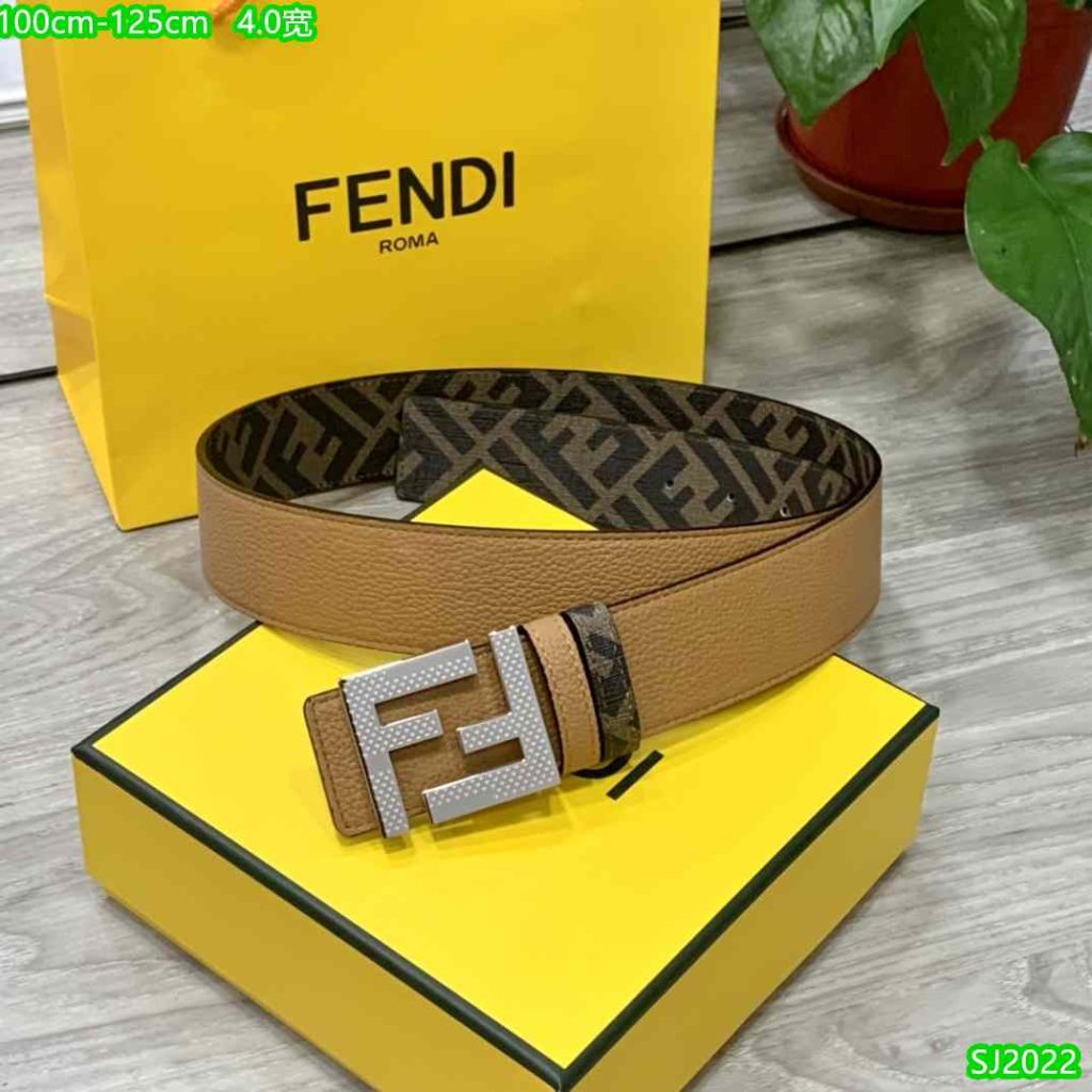 Fendi Belts Tan