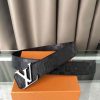 Louis Vuitton Belts black texture