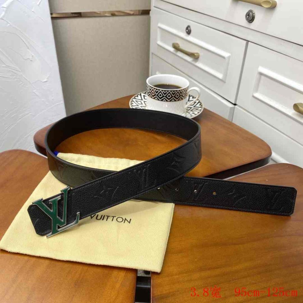 Louis Vuitton Men’s Belts – 3.8 Wide – Brown Tan Reps 5L 43 Louis Vuitton Belts