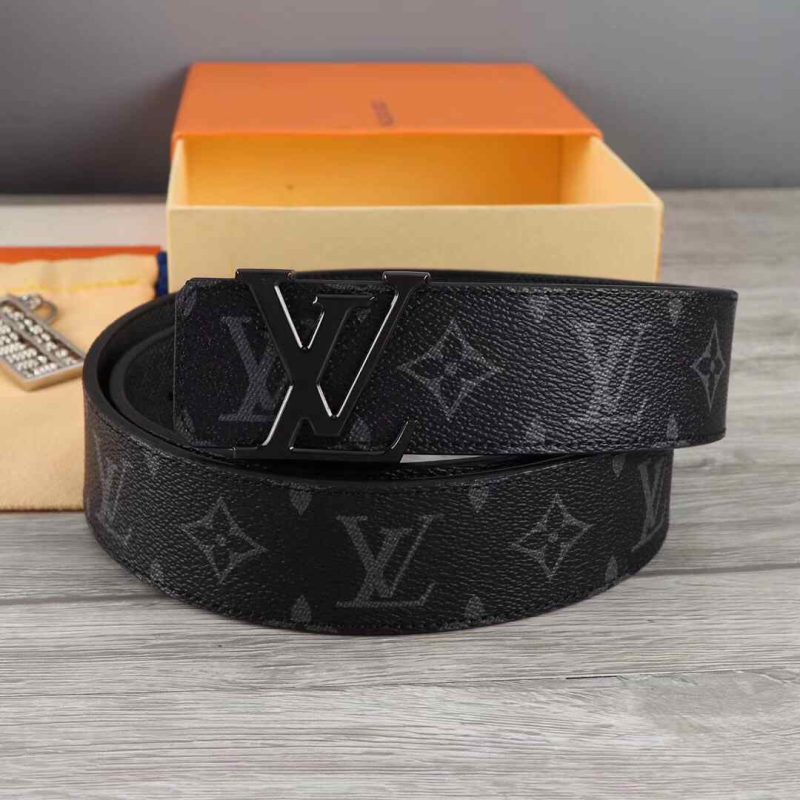 Louis Vuitton Men’s Belts - LV Monogram Eclipse Santur Reps 8L 13 LV Monogram Eclipse Santur