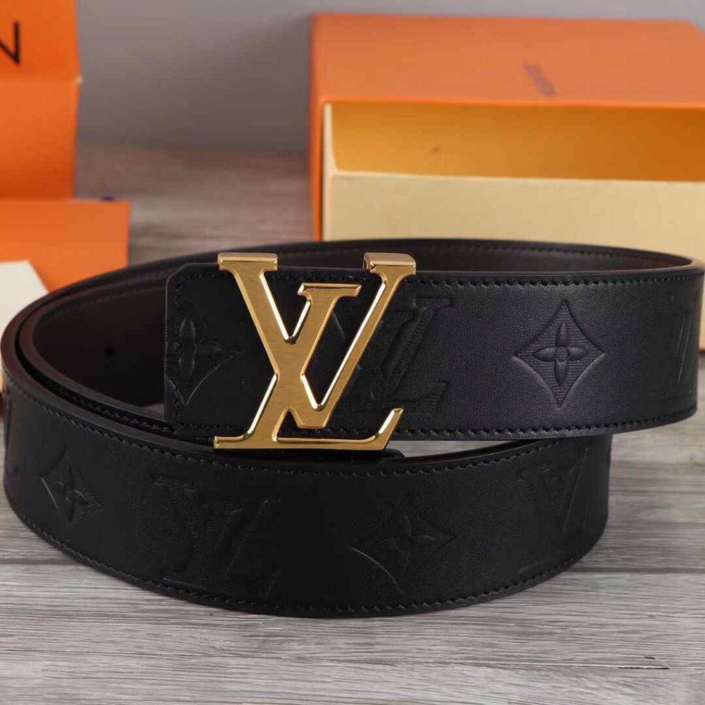 Louis Vuitton Men’s Belts - LV Monogram Eclipse Santur Reps 8L 55 LV Monogram Eclipse Santur