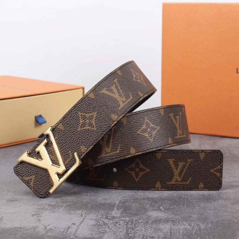 Louis Vuitton Men’s Belts - LV Buckle - Monogram Leather Reps 9L 17 Louis Vuitton Belts