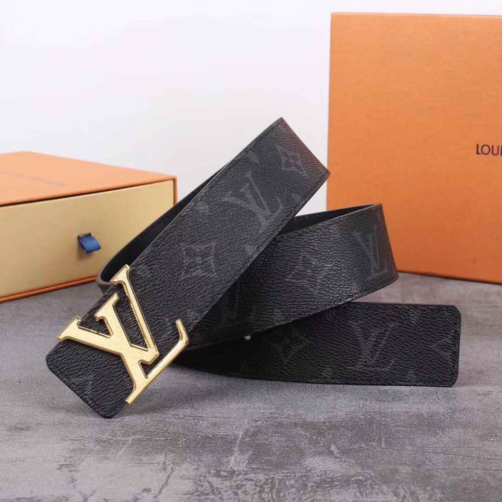 Louis Vuitton Men’s Belts - LV Buckle - Monogram Leather Reps 9L 56 Louis Vuitton Belts
