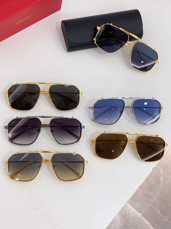 Cartier Sunglasses Replica - Gold And Sleek Silver Shades C10 42 Replica Cartier Glasses