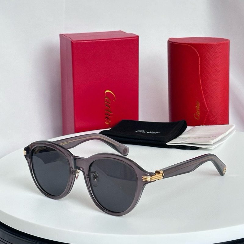 Cartier Round Frame Sunglasses Reps - Tinted Lenses C15 9 Replica Cartier Glasses