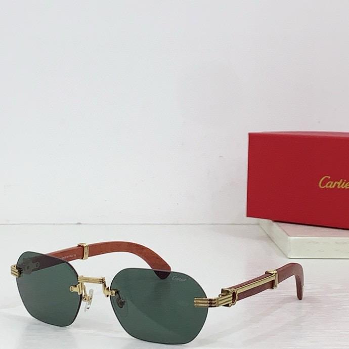 Cartier Replica Première Sunglasses - Black Brown Green C9 7 Replica Cartier Glasses