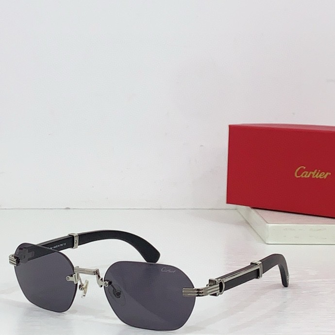 Cartier Replica Première Sunglasses - Black Brown Green C9 4 Replica Cartier Glasses