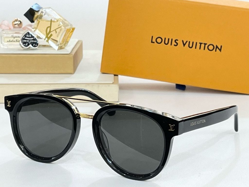 Louis Vuitton replica shades-Rise Round 62 LV SUNGLASSES 15 STYLE (1)