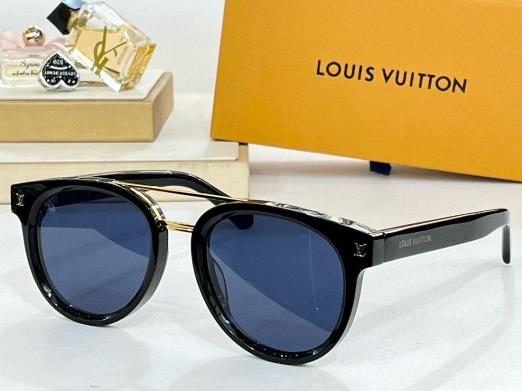 Louis Vuitton replica shades-Rise Round 61 LV SUNGLASSES 15 STYLE (4)