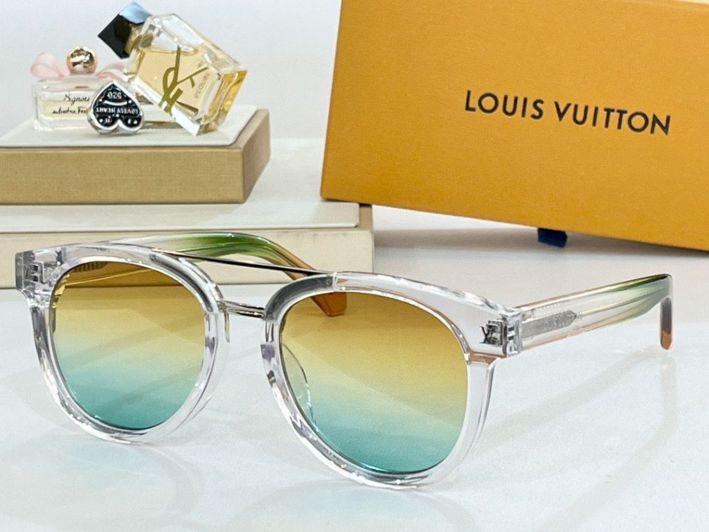 Louis Vuitton replica shades-Rise Round 60 LV SUNGLASSES 15 STYLE (5)