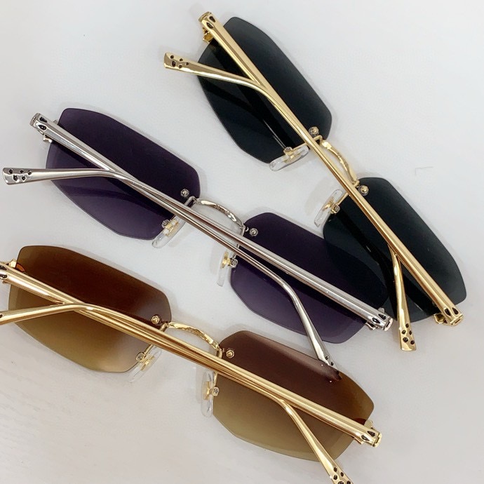 Cartier Panthère Sunglasses Reps - Gold Platinum Shades C3 43 Cartier Panthere Sunglasses