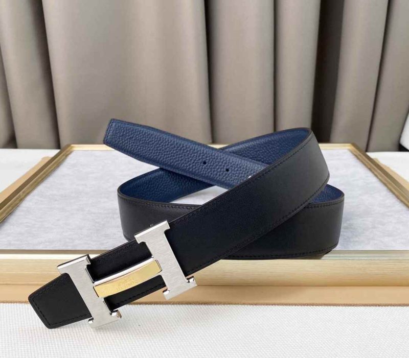 Hermes Belts for Men - H Logo - Double Sided belt Replica H4 11 Hermes Belts for Men