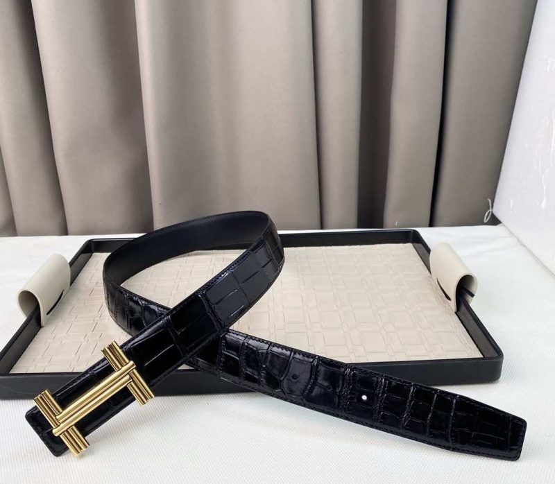 Hermes Belts for Men - H Logo - Brown/Beige/Black Replica H7 10 Hermes Belts for Men