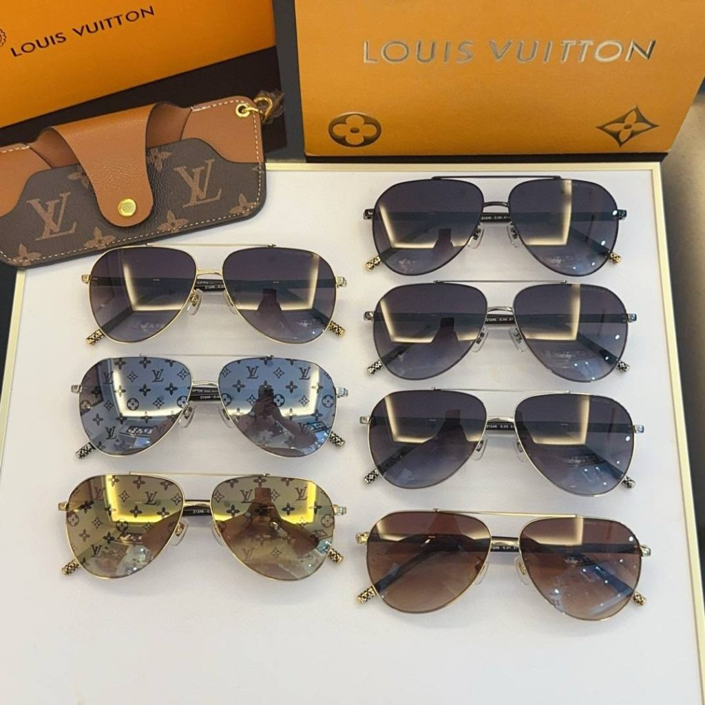 Louis vuitton replica sunglasses-brown lenses Z1246 48 lv sunglasses 10 style 8