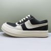 Rick Ownens rep sneaker-BLACK WHITE LEATHER 16 Rick Ownens rep sneaker-BLACK WHITE LEATHER
