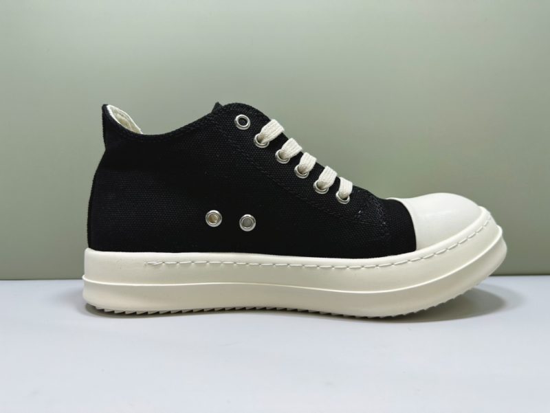 Rick Owens rep sneaker-BLACK CANVAS 11 RICK OWENS SNEAKERS (4)