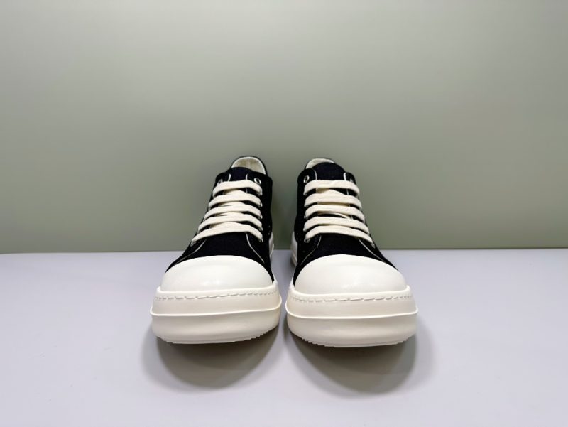 Rick Owens rep sneaker-BLACK CANVAS 12 RICK OWENS SNEAKERS (5)